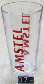 VASO CRISTAL CERVEZA AMSTEL